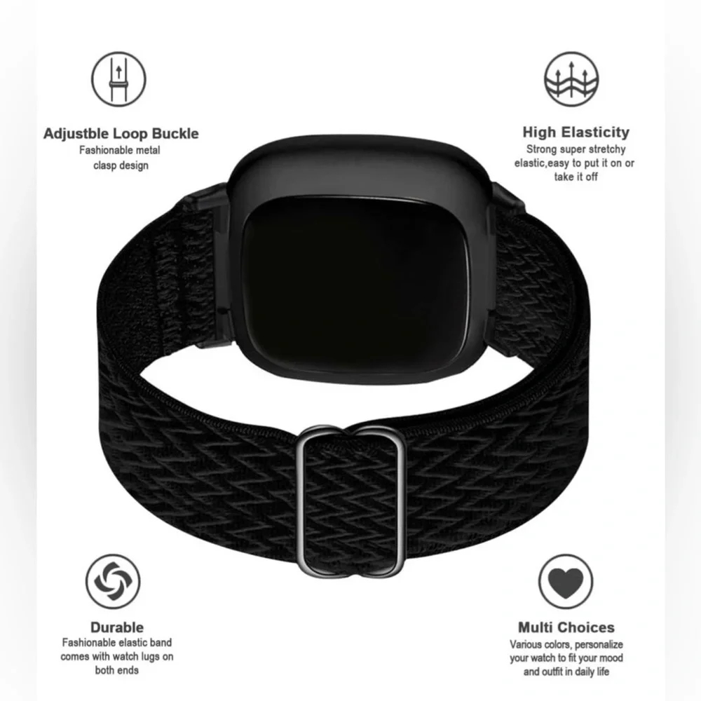 Nylon Watchband fits Fitbit Versa 3 - #434